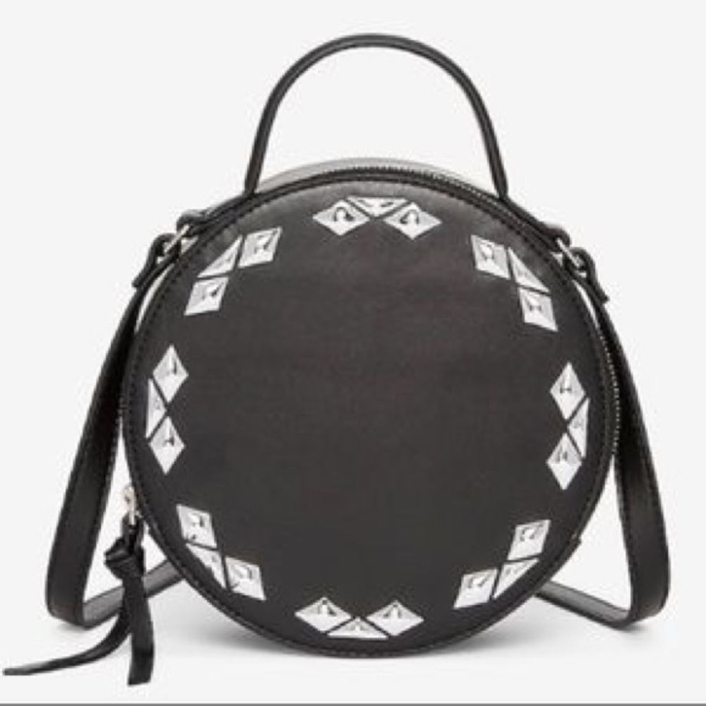 Express Circle With Silver Diamonds Crossbody Bag - image 4